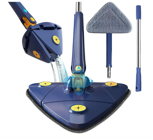360° Rotatable Adjustable Cleaning Triangle Mop - Self-Squeeze Hand-Free Wash