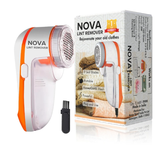 Portable Electric Lint Remover - Make Your Old Sweaters Look Brand New!