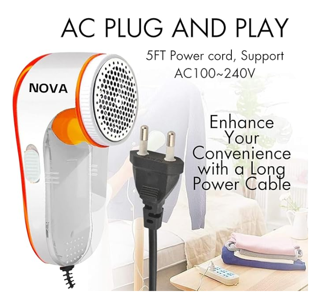 Portable Electric Lint Remover - Make Your Old Sweaters Look Brand New!